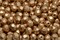 6mm Czech Fire Polish Round Bead, Light Gold Matte, 50 pieces